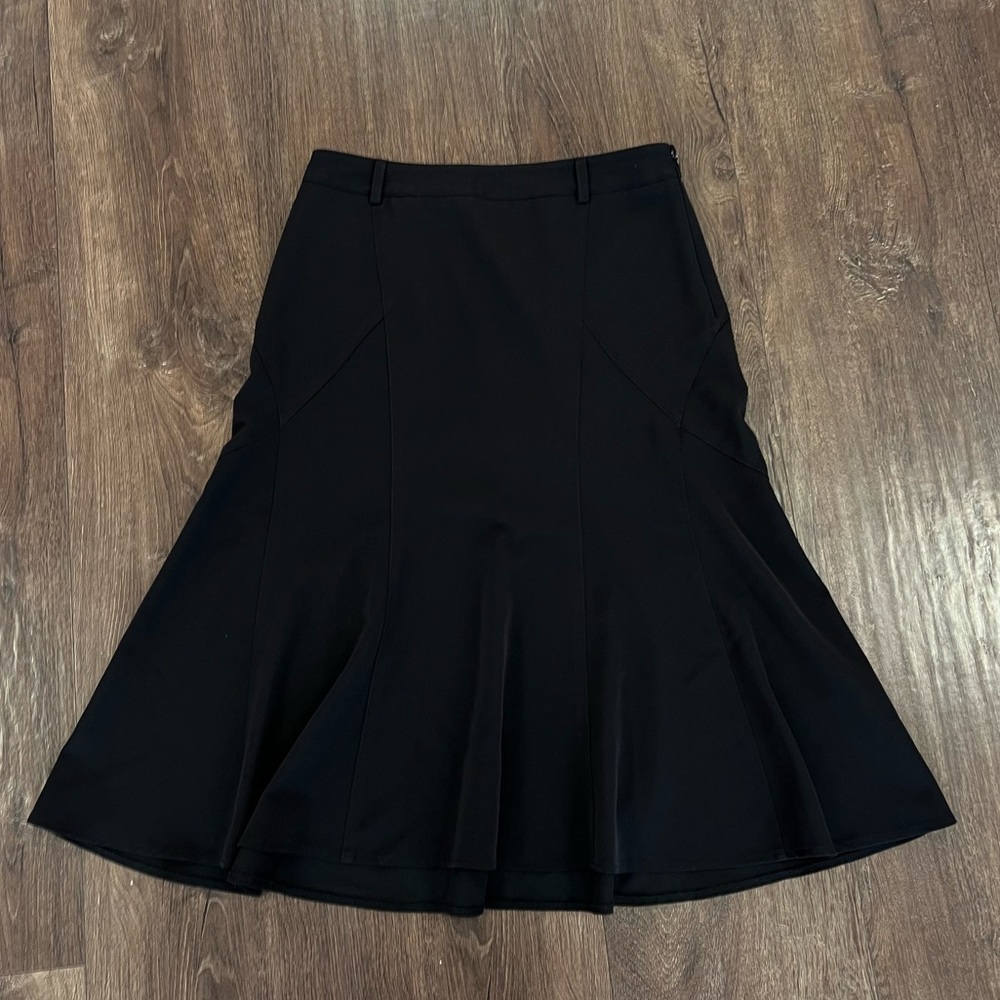 Plain black skirt